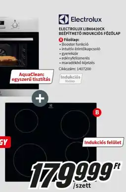 MediaMarkt Electrolux LIB60420CK Beépíthető indukciós főzőlap ajánlat