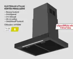 MediaMarkt Electrolux LFT816K kürtős páraelszívó ajánlat