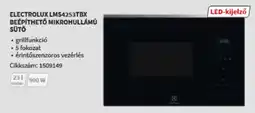 MediaMarkt Electrolux beépíthető mikrohullámú sütő ajánlat