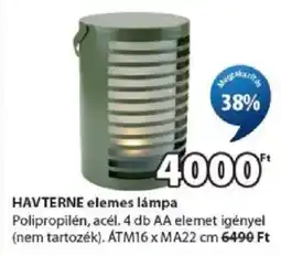 JYSK Havterne elemes lámpa ajánlat