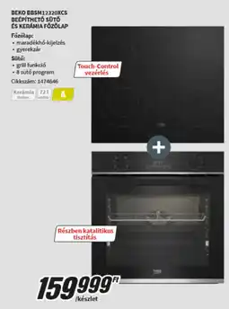 MediaMarkt Beko beépíthető sütő és kerámia főzőlap ajánlat