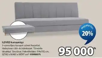 JYSK Ildved kanapéágy ajánlat