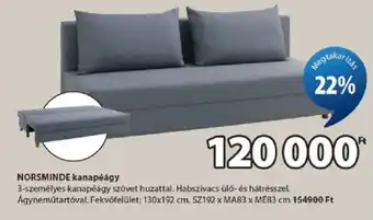 JYSK Norsminde kanapéágy ajánlat