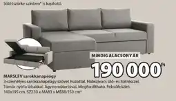 JYSK Marslev sarokkanapégy ajánlat