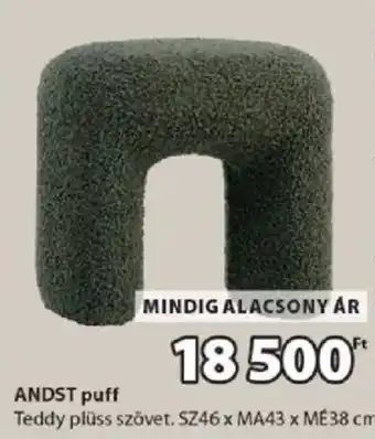 JYSK Andst puff ajánlat