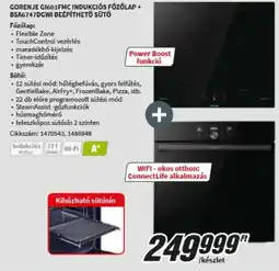 MediaMarkt Gorenje gi601fmc indukciós főzőlap bsa6747dgwi beépíthető sütő ajánlat