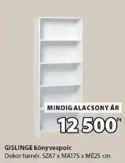 JYSK Gislinge könyvespolc ajánlat