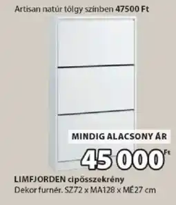 JYSK LIMFJORDEN cipőszekrény ajánlat