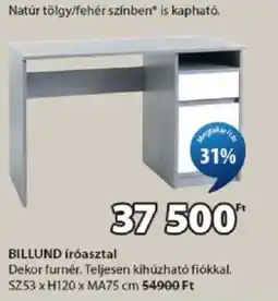 JYSK Billund írásztal ajánlat