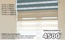 JYSK femris duo rolós függöny ajánlat
