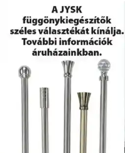 JYSK Jysk függönykiegészítők ajánlat