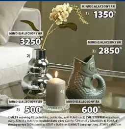 JYSK Alex művirág ajánlat