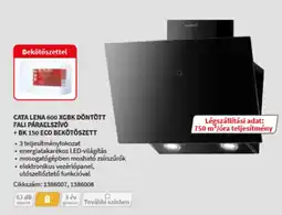 MediaMarkt Cata Lena 600 XGBK Döntött Fali Páraelszívó + BK 150 Eco Bekotoszett ajánlat
