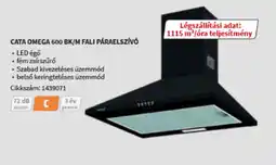 MediaMarkt Cata Omega 600 BK/M Fali Páraelszívó ajánlat