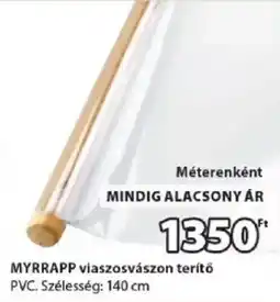 JYSK Myrrapp viaszosvászon terítő ajánlat