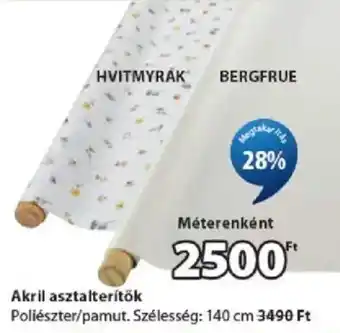 Bergfrue akril asztalterítők