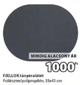 JYSK Fjellok tányéralátét ajánlat