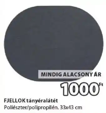 JYSK Fjellok tányéralátét ajánlat