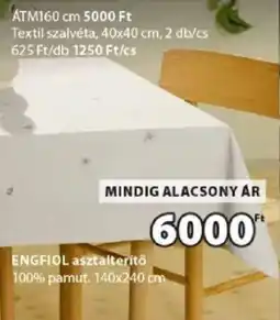 JYSK Engfiol Asztalterítő ajánlat