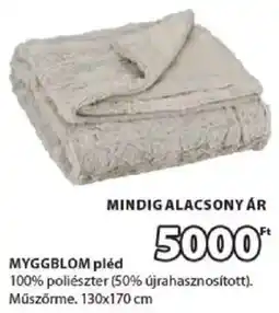 JYSK Myggbloom pléd ajánlat