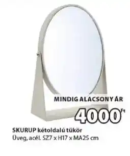 JYSK Skurup kétoldalú tükör ajánlat