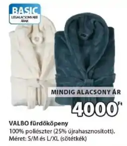 JYSK Valbo fürdőköpeny ajánlat