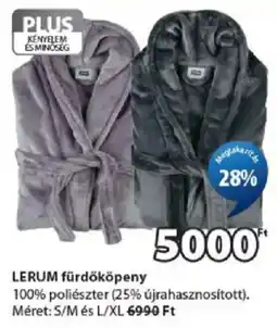 JYSK Plus fürdőköpeny ajánlat