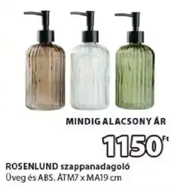 JYSK Rosenlund szappanadagoló ajánlat