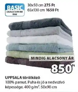 JYSK Uppsala törölköző ajánlat