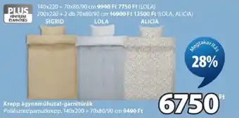 JYSK Plus krepp ágyneműhuzat-garnitúrák ajánlat