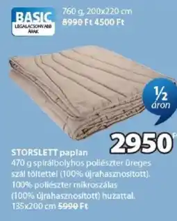 JYSK Basic paplan ajánlat