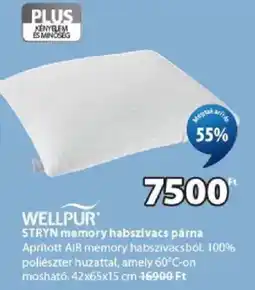 JYSK Wellpur Stryn Memory Habszivacs Párna ajánlat