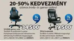 JYSK Vojens gamer szék ajánlat