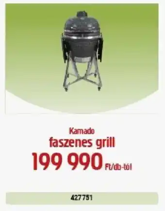 Kamado faszenes grill
