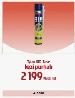 Praktiker Tytan kézi purhab ajánlat