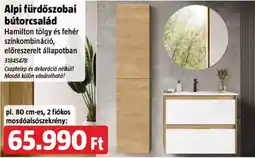 Bauhaus Alpi fürdőszobai bútorcsalád ajánlat