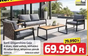 Sunfun kerti ülőgarnitúra gaja