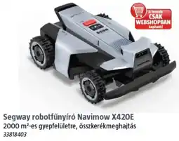 Bauhaus Segway Robotfűnyíró Navimow X420E ajánlat