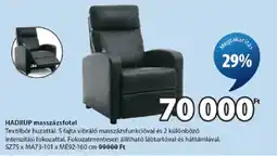 JYSK Hadrup masszázs fotel ajánlat