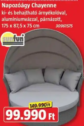 Sunfun napozóágy chayenne
