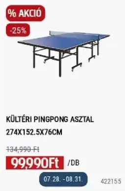 Praktiker Kültéri pingpong asztal ajánlat