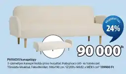 JYSK Paradis kanapéágy ajánlat