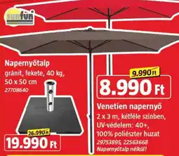 Bauhaus Sunfun napernyőtalp ajánlat