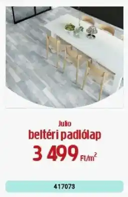 Praktiker Julio beltéri padlólap ajánlat