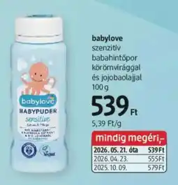 DM babylove babypuder sensitive ajánlat