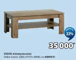 JYSK Vedde dohányzóasztal ajánlat