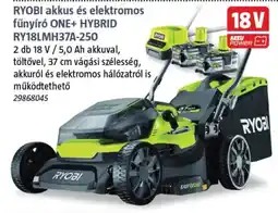 Bauhaus Ryobi akkus és elektromos fűnyíró one+ hybrid ry18lmh37a-250 ajánlat