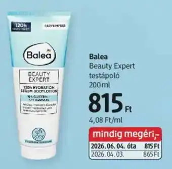 Balea beauty expert testápoló