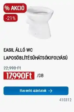 Praktiker Easil álló wc ajánlat