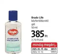 DM Brado Life kézfertőtlenítő gél ajánlat